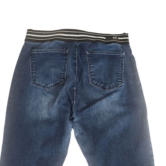Kut From The Kloth Pullon Stretch Jegging/Jeans-14-Dark Wash-Hi Rise-Comfort-Y2K - Picture 5 of 10
